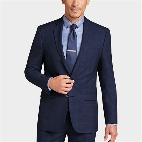 navy suit men's wearhouse.